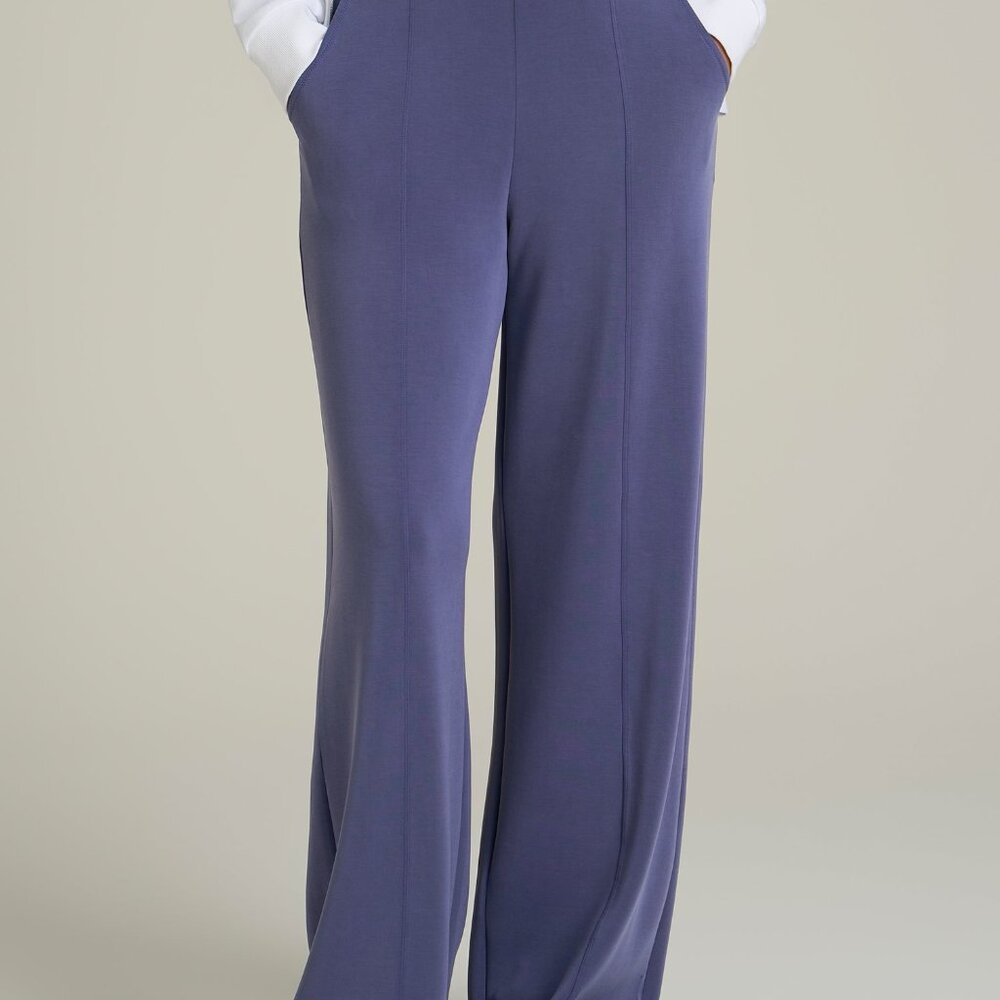 Wide Leg Women's Pants in Blue